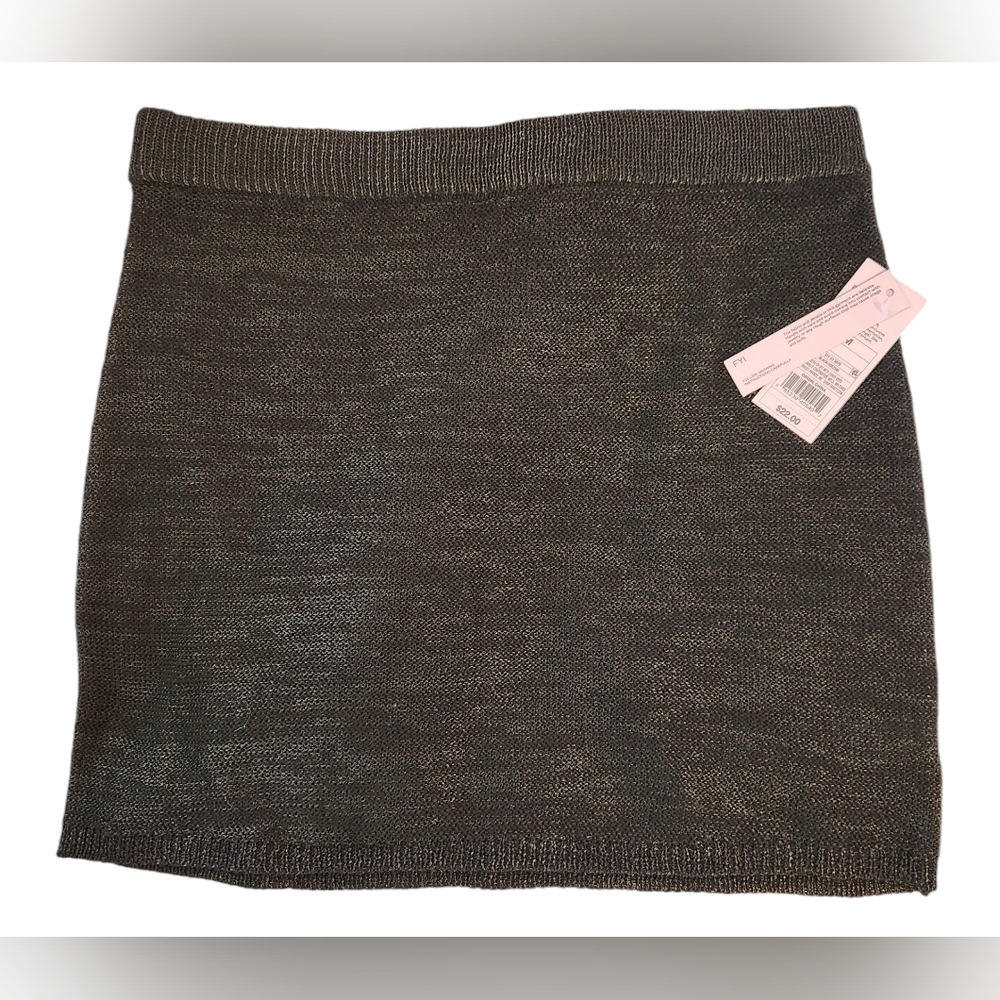 Sweater mini skirt
